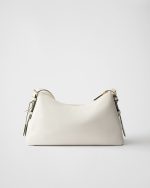 Prada Aimée Large Leather Shoulder Bag - Image 5